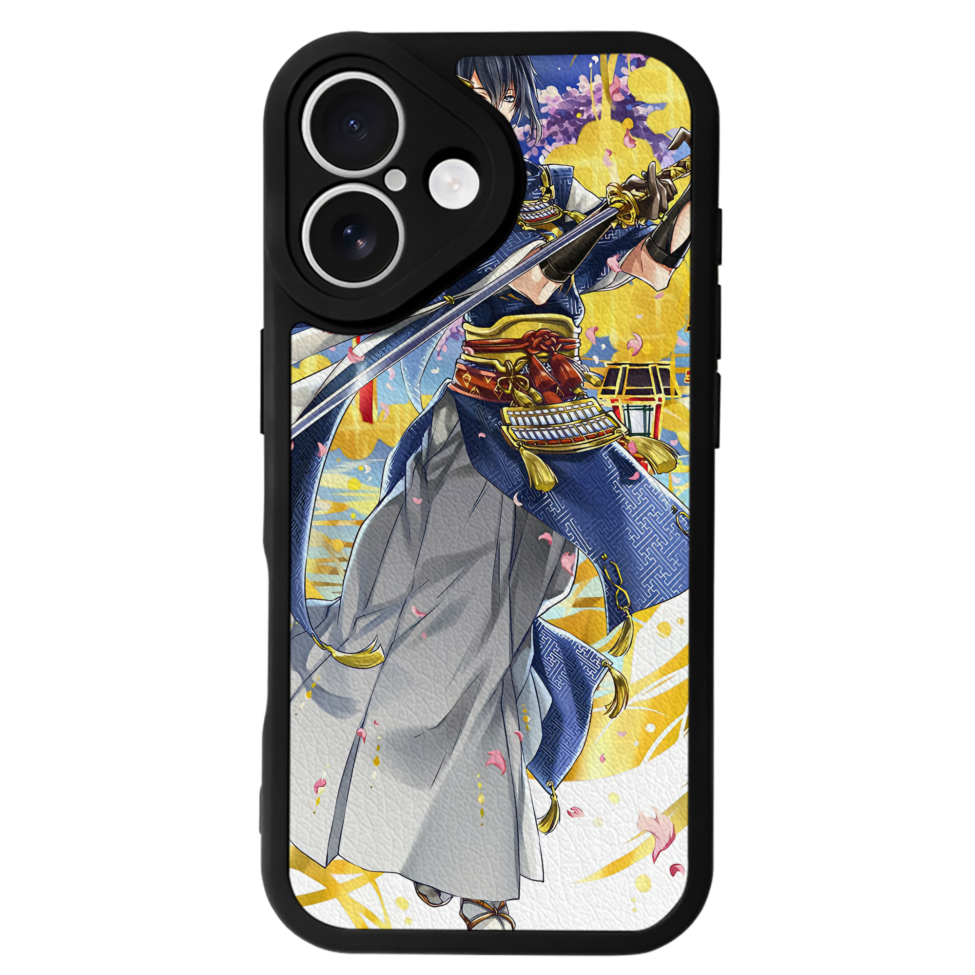 （画像用） 刀剣乱舞 Touken Ranbu 【iPhone 16シリーズ対応】シリコンスマホケース（レザー調） 材質：シリコン